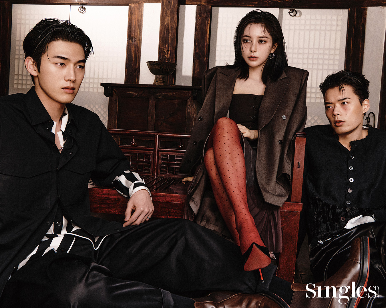 스터디그룹 화보, 홍민기, 신수현, 공도유 싱글즈 화보 이미지